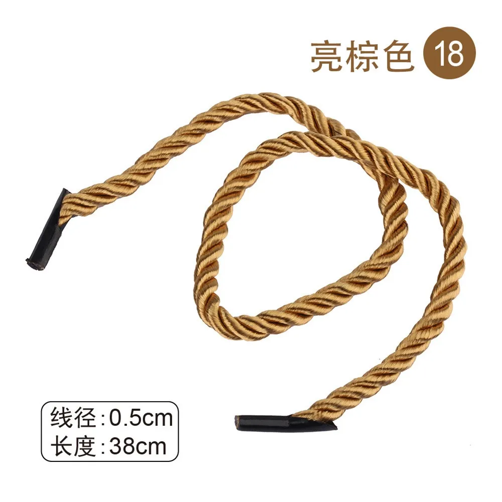 38 cm Twisted Geschenk Tasche Seil Wein Box Griff Ersatz String Papier Box Tragen Seil DIY Handwerk Geflochtene Dekorative tragbare Seil – Detail 17