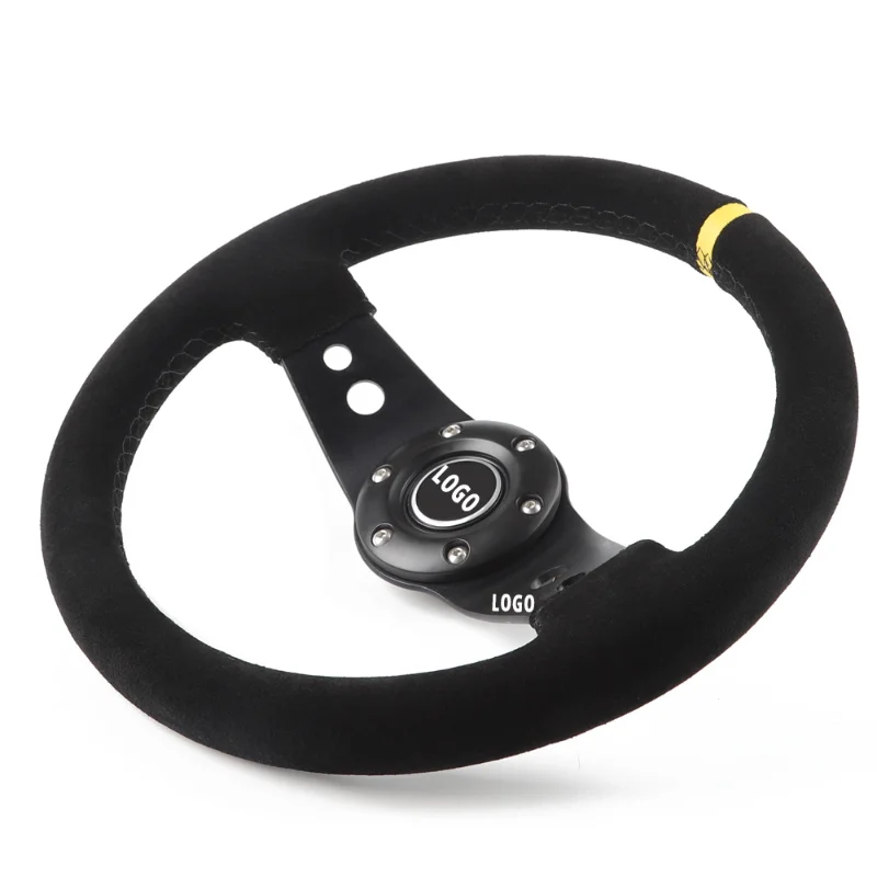 Universal Rally Deep Dish 2spoke Steering Wheel 320mm Racing Car