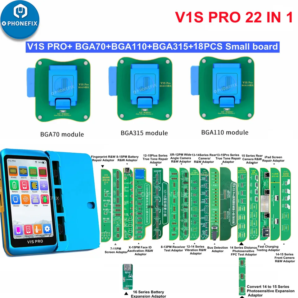 JCID V1S プロプログラマー BGA60/70/110/315 モジュール NAND