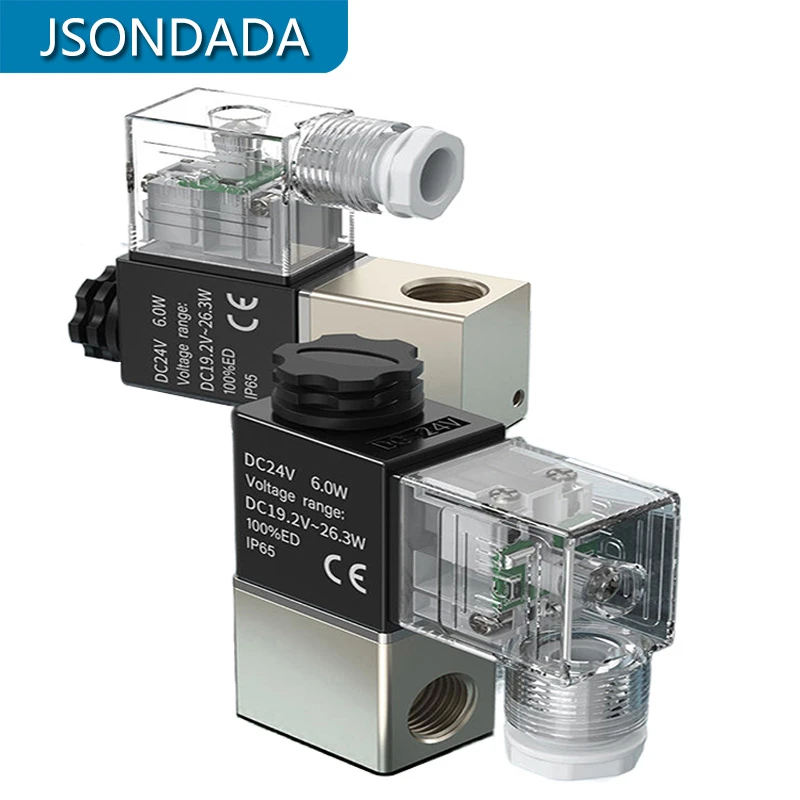 2v025 08 Pneumatic Air Solenoid Valve 2 Position 2 Port Nc Valv 1/4