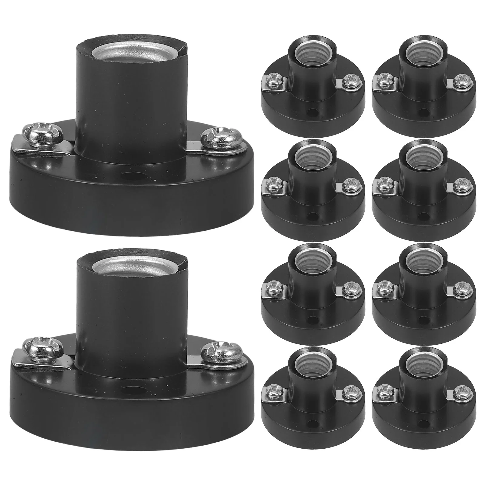 Experiment Equipment E10 Lamp Holder Socket Bulb Base Light Screw Replacement 10 Pcs