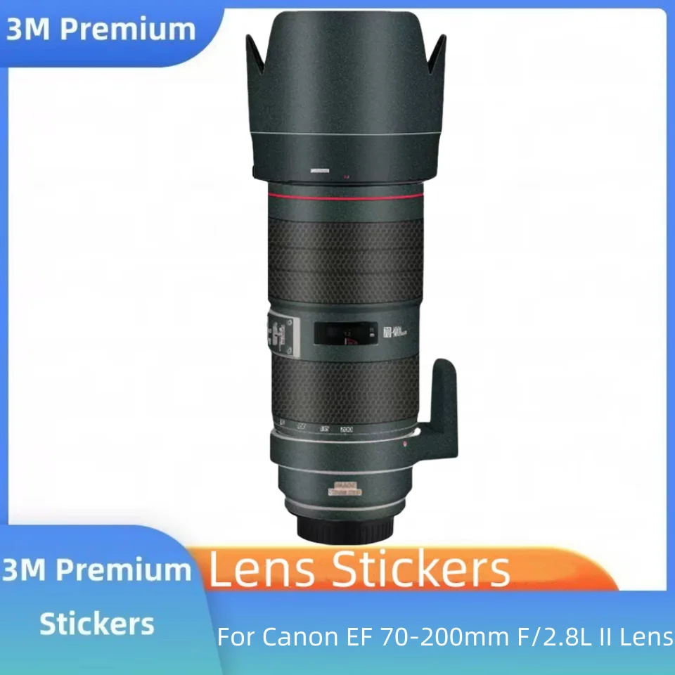 Ef 70-200 2.8 l is ii lente da câmera adesivo kit de película