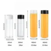 8pcs Plastic Juice Bottles,Round Drink bottle,for Storing Juice, Milk, Beverage.for summer beach partiy, outdoor picnics,camping 2