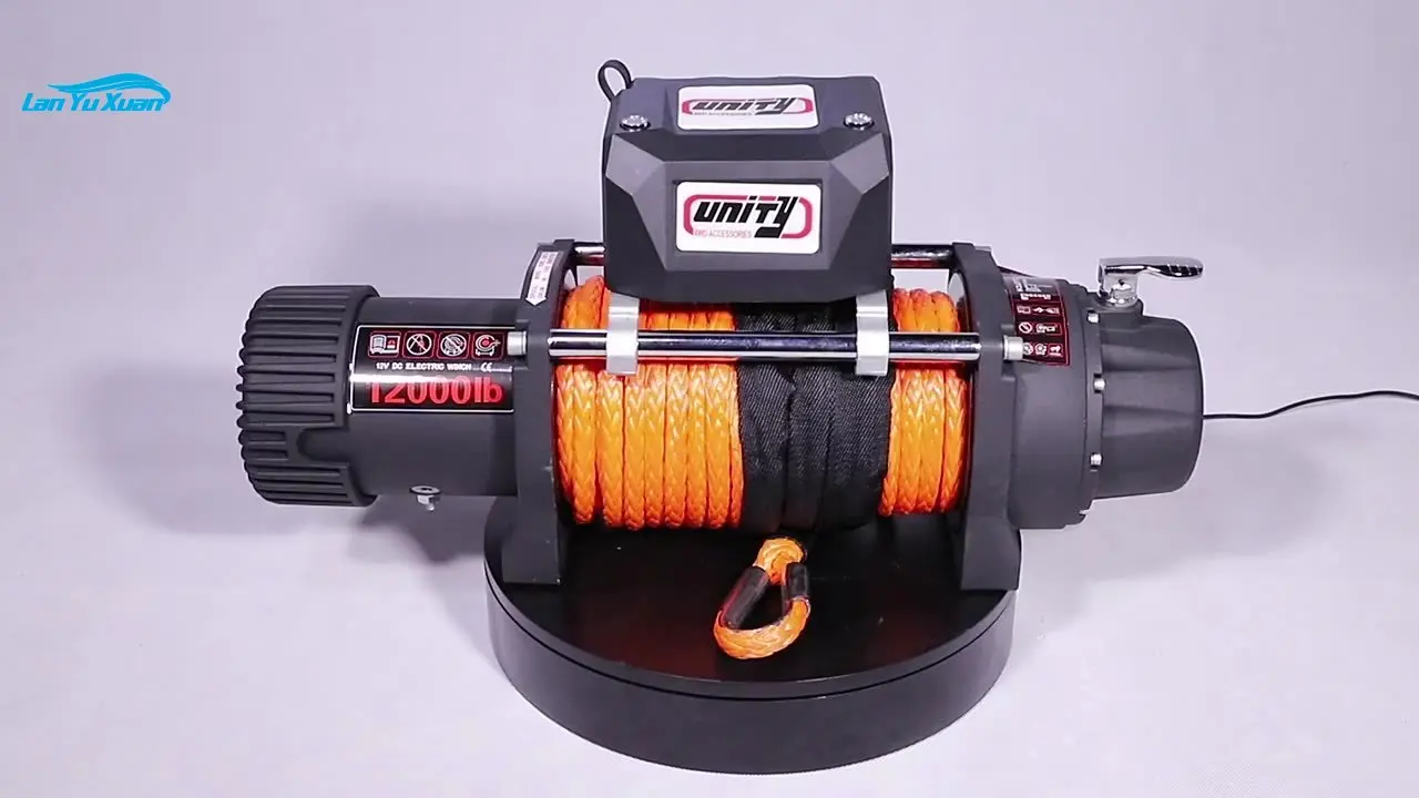 2019 New type durable Car accessories high quality 12000lbs  electric winch offroad 12000lbs electric winch wire rope atv ute 12v 24v dc remote control set