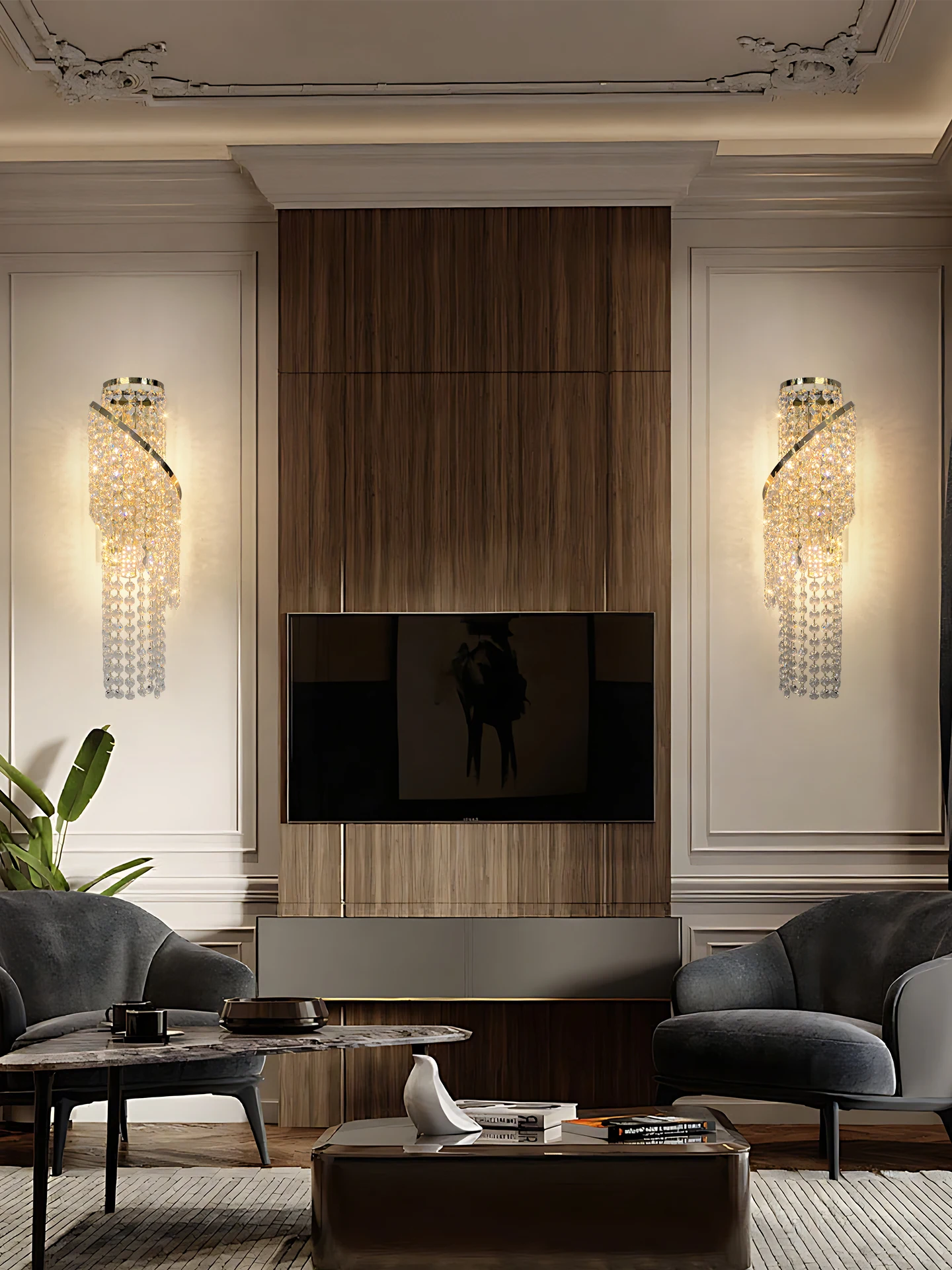 Luxury Crystal Tassel Lamp 2