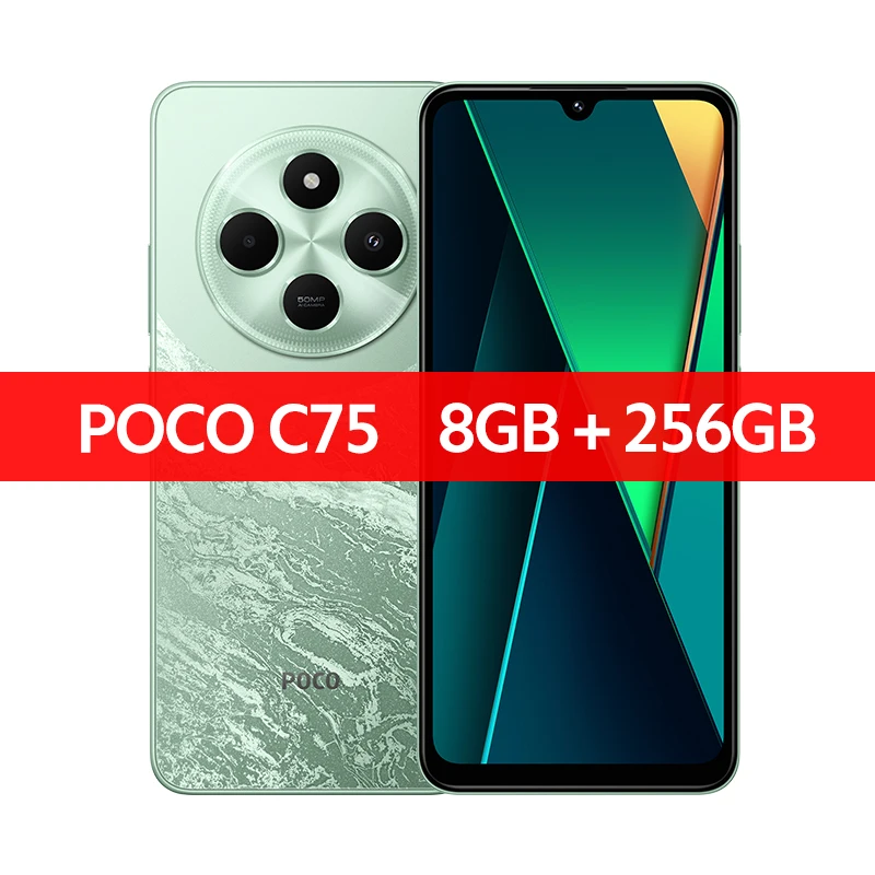 POCO C75 Global Version Helio G81-Ultra 5160mAh Battery