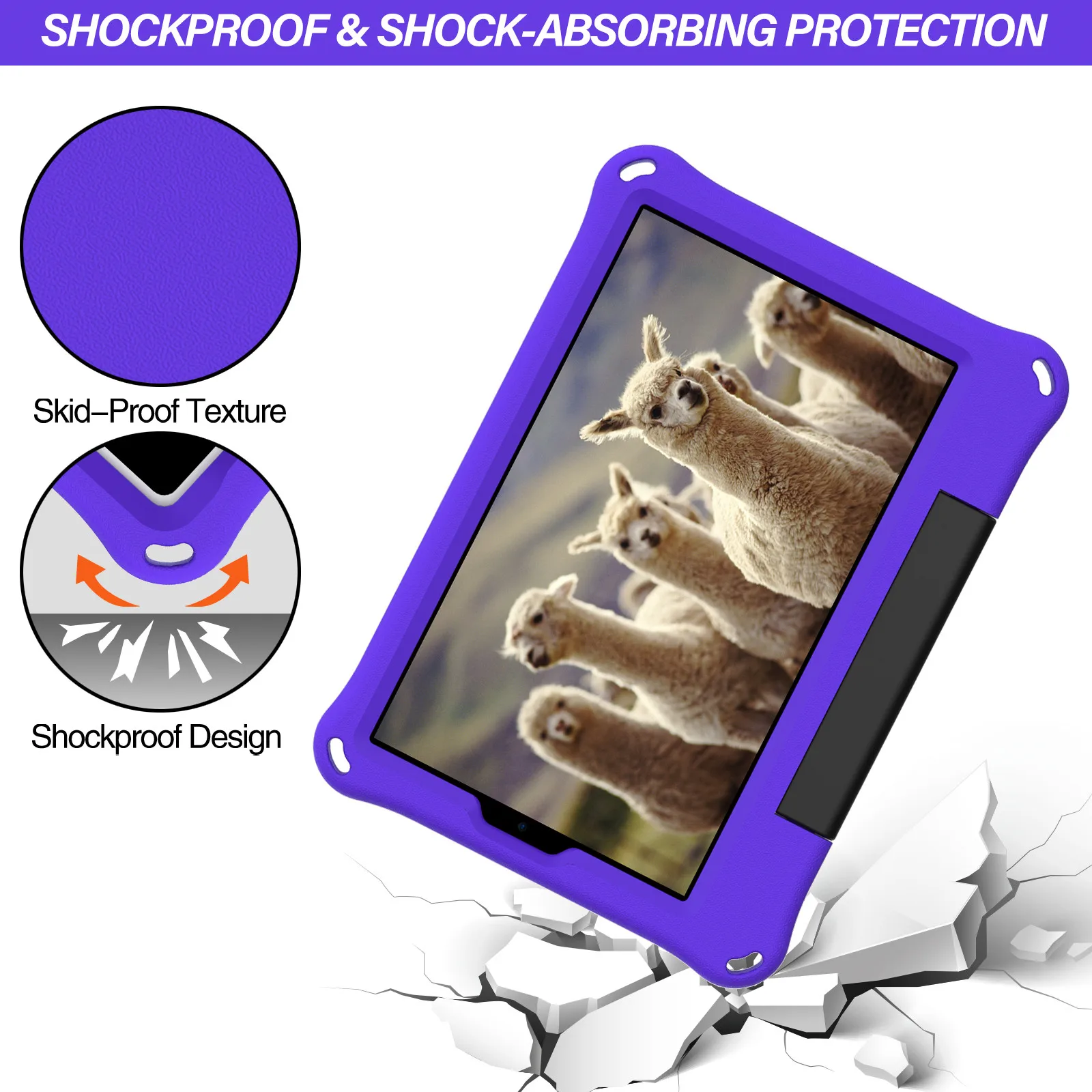 For Samsung Galaxy Tab A7 Lite Case EVA Tablet Stand Cover Case for Galaxy Tab A7 Lite SM-T220 SM-T225  8.7 inch  Kids Case