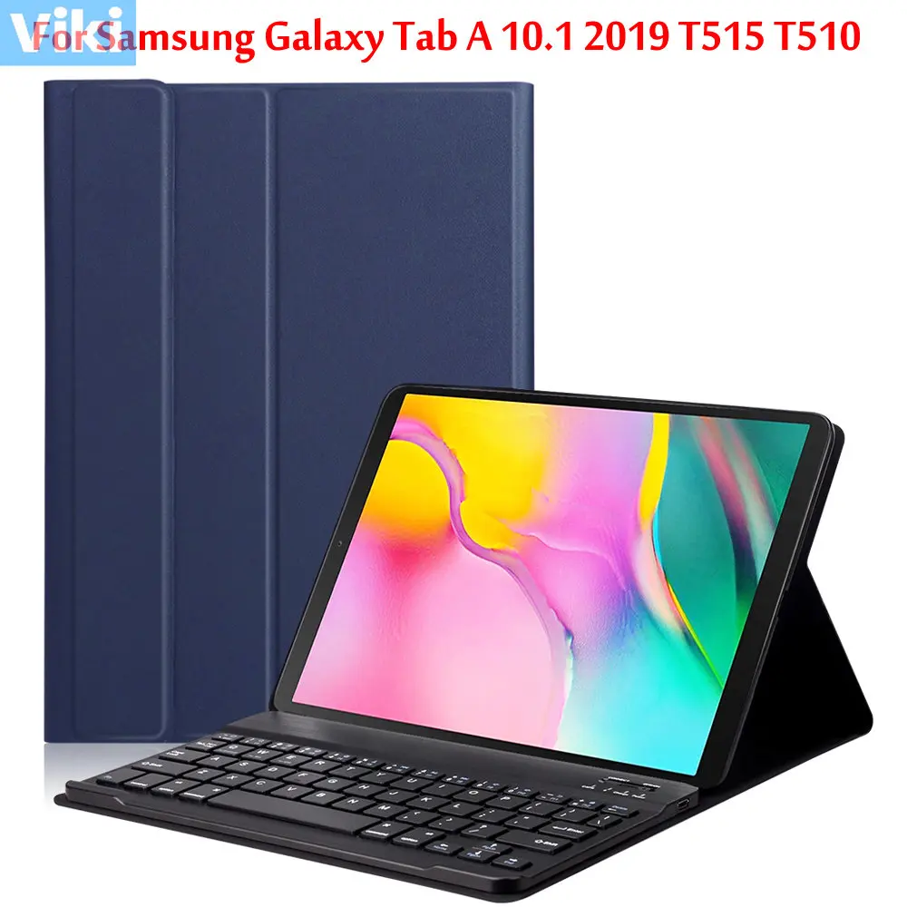 Custodia Per Tastiera Bluetooth Per Samsung Galaxy Tab A 10.1 2019 Sm-T510 Sm-T515 T510 T515 Cover Per Tablet Tastiera Wireless