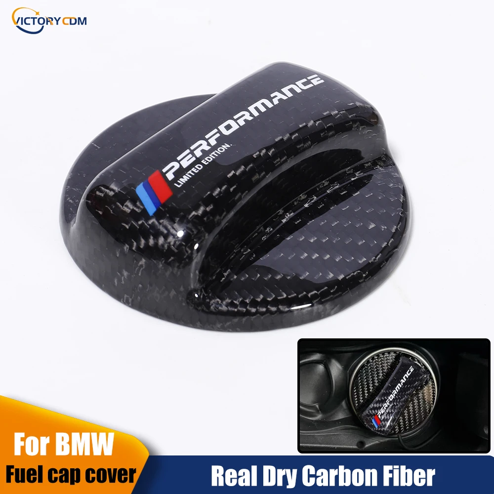 Carbon Fiber Fuel Tank Oil Gas Cap Cover For Bmw E90 E92 F30 F80 F82
