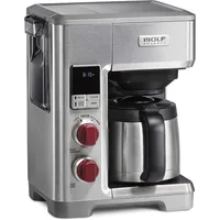 NEW WOLF GOURMET Programmable Coffee Maker System with 10 Cup Thermal Carafe, Built-In Grounds Scale, Removable Reservoir 1