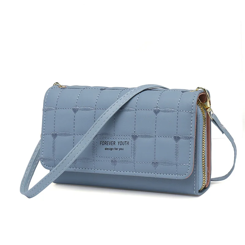 2023 New Women's Wallet Fashion High Quality Crossbody Zero Wallet Solid Color Versatile Multifunctional Card Zipper Wallet