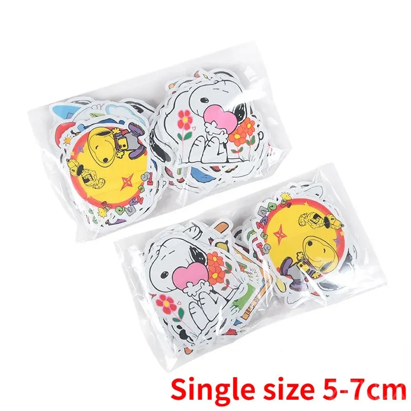 50/100pcs Snoopy Charlie Brown PVC Waterproof Cartoon Sticker Cute  Animation Children's Luggage Notebook Decals Toy Decoration - AliExpress