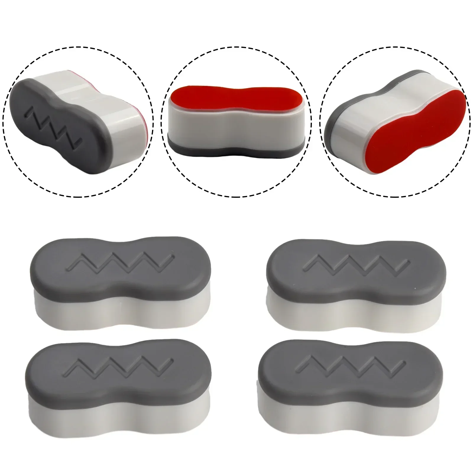 4 Pcs Toilet Seat ers Toilet Non-slip Bumper Replacement Hardware Accessories For Seat Repair Bathroom Supplies Set
