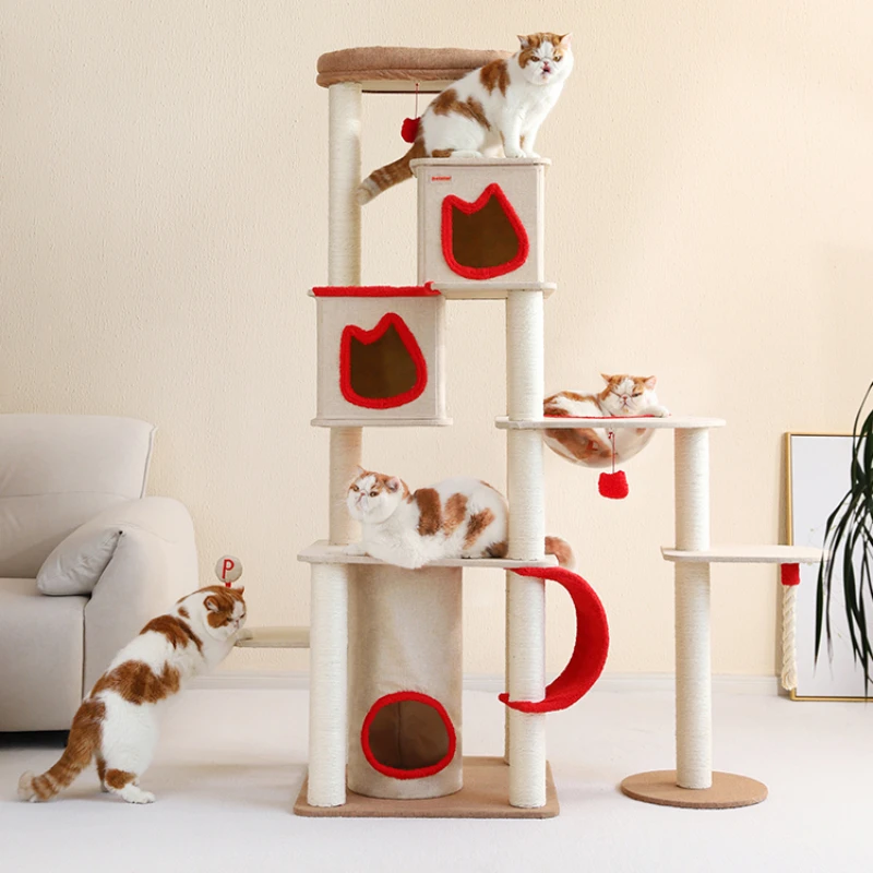 

Claw Sharpener Cat Scrapers Tree Tower Board Climbing Luxury Toys Cat Scrapers High Nest Drapak Dla Kota Cat Supplies MR50CS