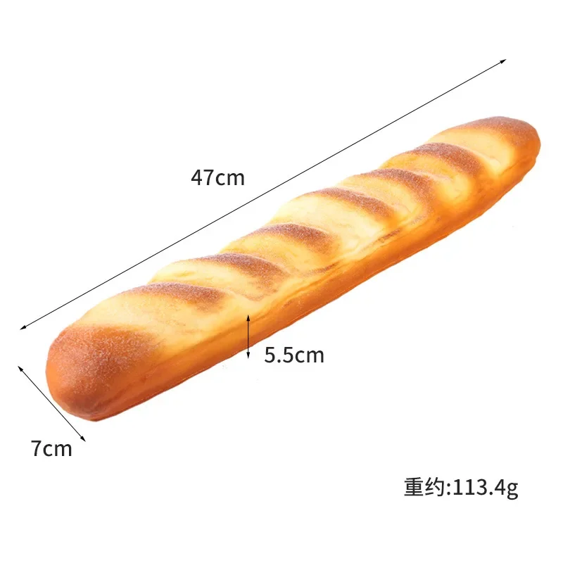 Pan Falso Decorativo De Poliuretano - Imitación Realista De Baguette, Para Cocina O Fotografía