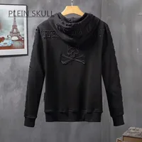 Costume de luxe pour homme Plein Skull, veste de sport printemps-automne, pantalon décontracté, style hip-hop, confortable, col rond, tailles M-XXXL 1