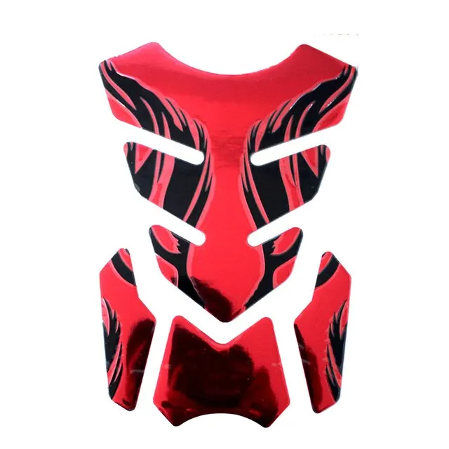 Motorcycle Flame Design 3D Tankpad Protector and Decoration Sticker