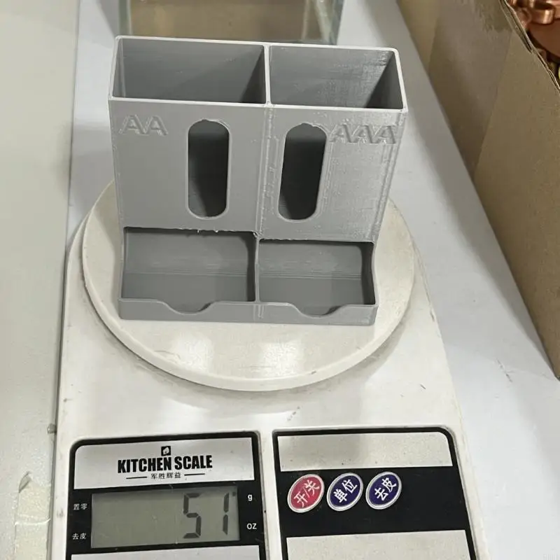 배터리 보관 조직 홀더 LR06 LR03 배터리 보유 배터리 박스 케이스 차고 컨테이너 홈 조직 디스펜서 H8WD