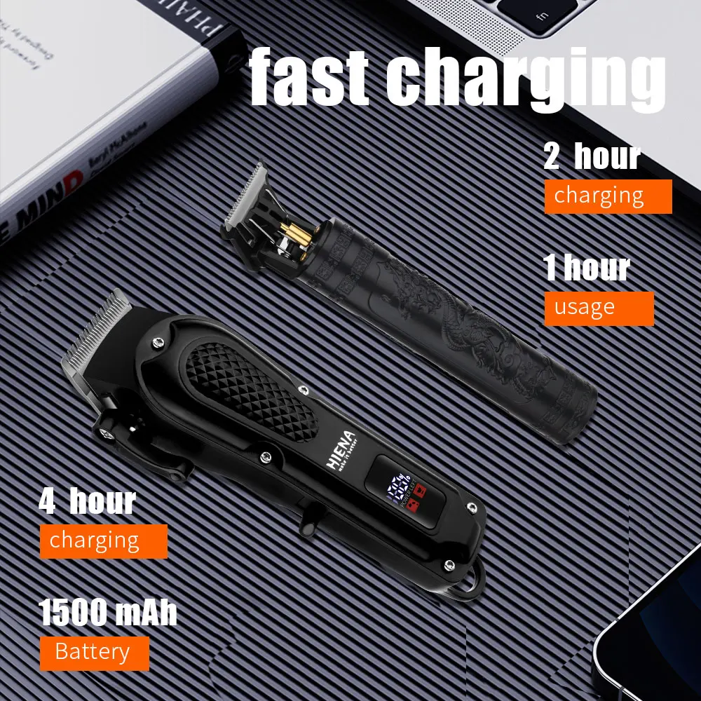 HIENA professional Hair Clipper for Barber shop HYN-212 Electri Hair Trimmers cutting machine men's clippers Shaver appliance
