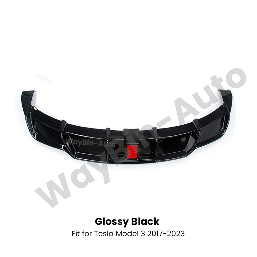 thumbnail image 1 of Kit de carrocería Tesla para el modelo 3 2017-2023 Difusor trasero Alerón lateral Parachoques Labio Negro brillante Carbono AZDF Tesla Tuning, 1 of 5