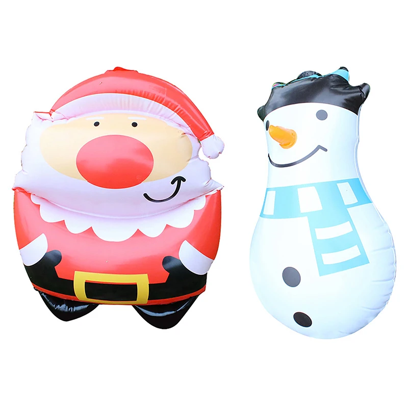 

Innovative Christmas Accessories Outdoor Home New Year Party Decoration PVC Inflatable Santa Claus Snowman Ornament Toys