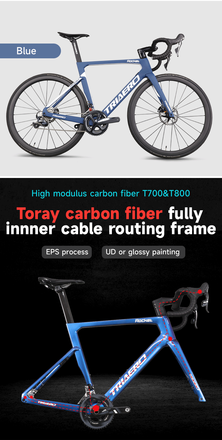 Bicicleta de carretera Carbon AERO A9(SHIMANO R8070) – ICAN Cycling