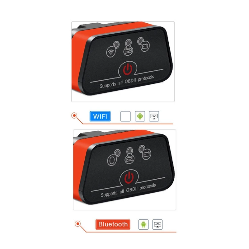 Vgate Icar2 Obd2 Wifi Strumento Scanner Per Auto Elm327 V2.2 Per Ios/Android Obd 2 Obd2 Scanner Diagnostico Automatico Durevole