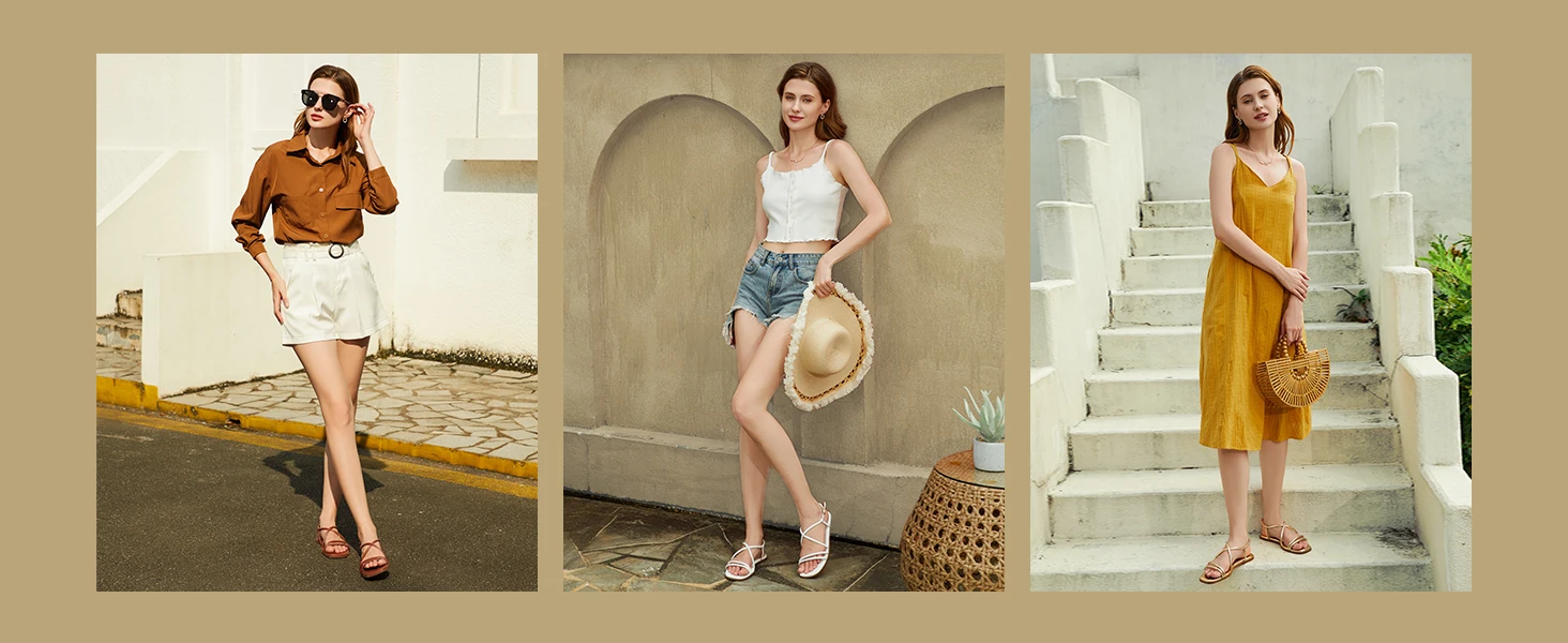 brown sandals