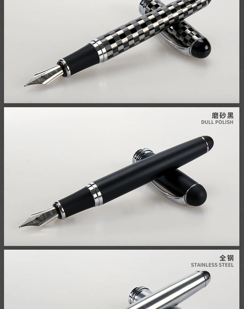 Jinhao 750 Füllfederhalter, hochwertige Iraurita-Feder, eleganter Stift, 0,5 mm, mehrere Farben, Pluma für Kalligraphie, Schreiben, Schulbüro – Detail 19