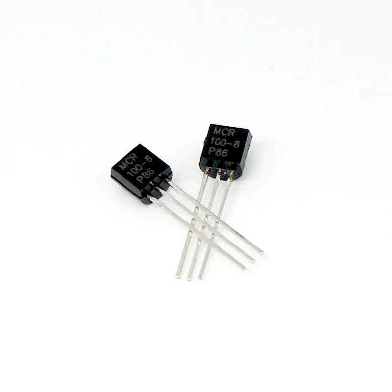 50pcs/batch MCR100-8 100-8 MCR100 TO-92 SCR 600V 800mA Thyristor SCR Thyristor Original