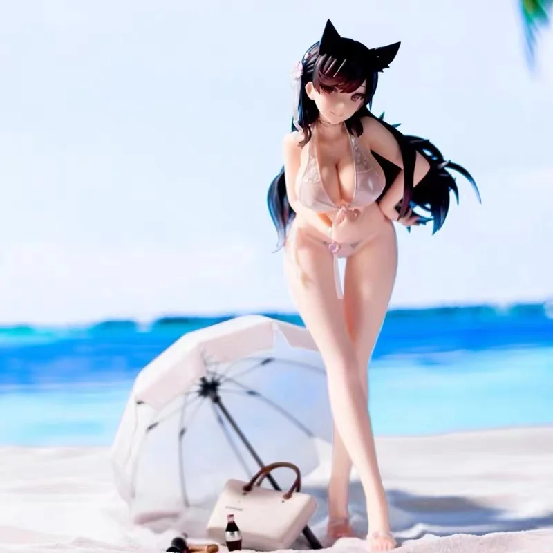 

100% Original: In stock alter Atago Dog Swimsuit Azur Lane Kanniang 1/7 PVC anime action figure model collection limited gift