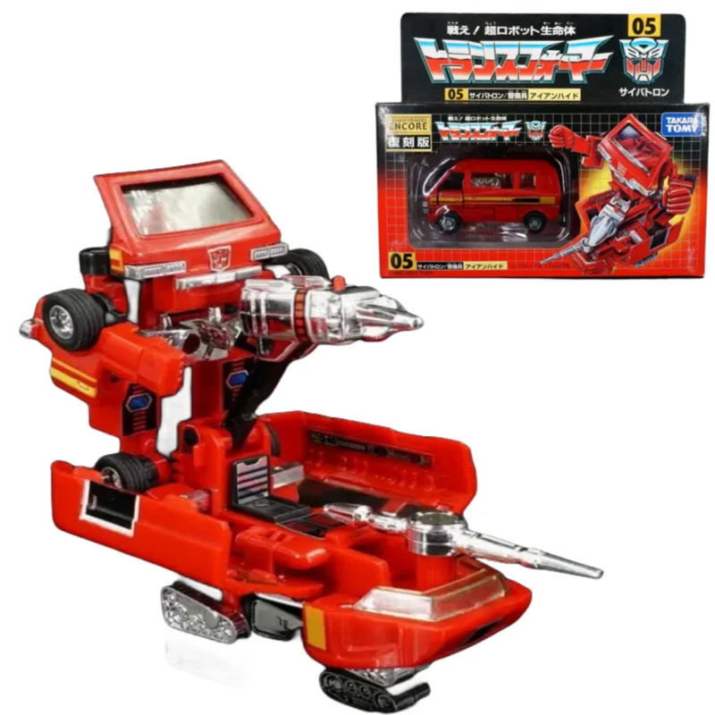 

Оригинальные фигурки TAKARA TOMY Трансформеры G1 Ironhide TFE05 из ПВХ, фигурки героев аниме, модели игрушек