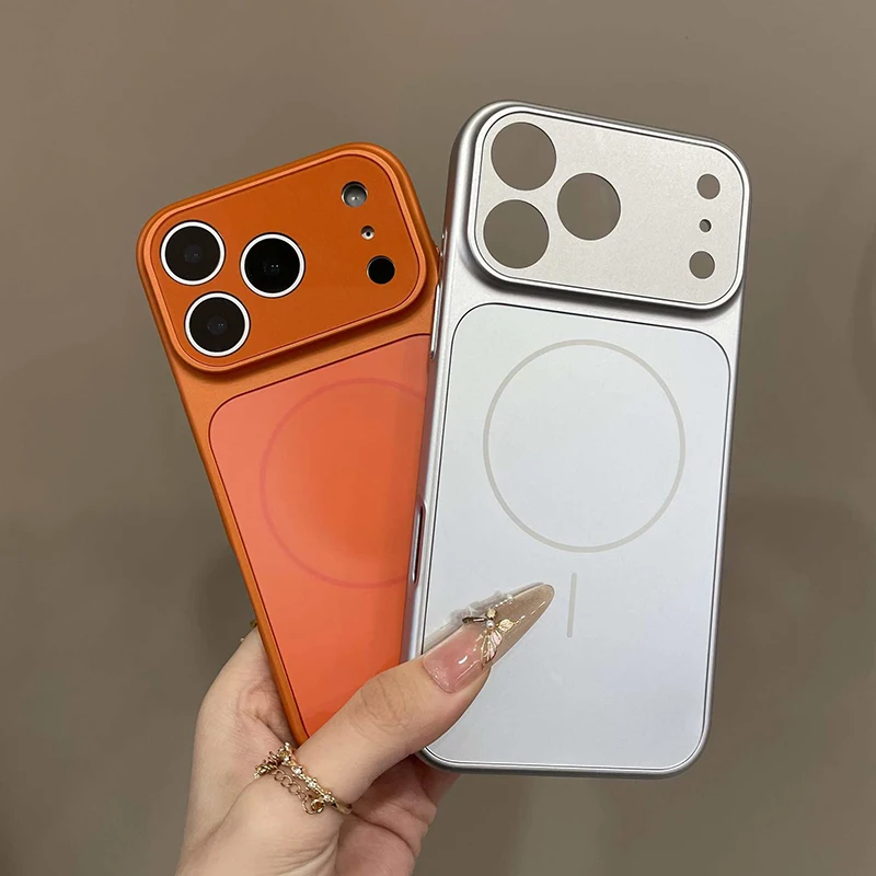 Enhanced Glass Nano Matte Lens Protect Phone Case with Magsafe Wireless Charging Compatibility