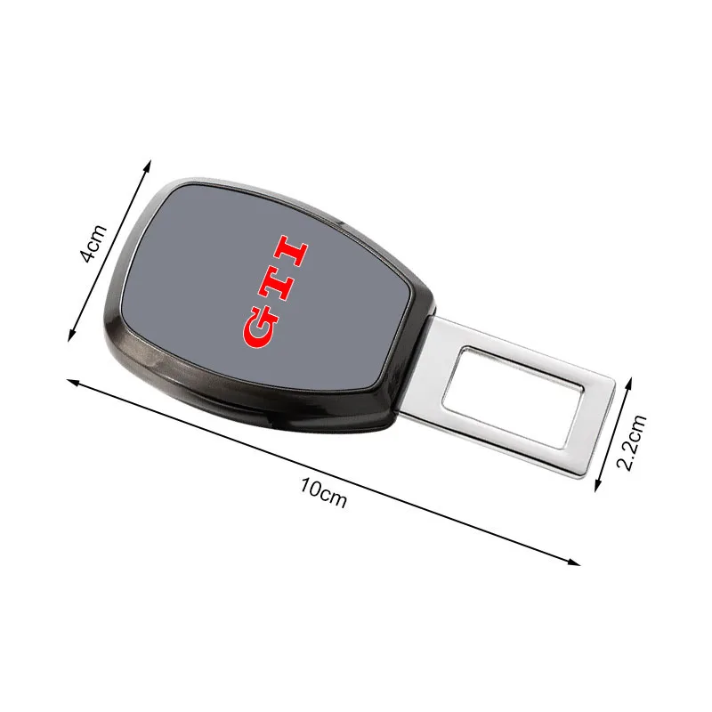 차량 안전벨트 클립 연장기 안전벨트 연장 플러그 엠블럼 (폭스바겐 GTI 폴로 파사트 B5 B6 B7 T4 T5 골프 4 5 6 티구안 제타 용)