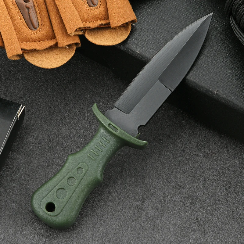 Mini Necklace Tactical Neck Knife Field Emergency Defense Pocket Knife Outdoor Straight Camping Portable Fruit