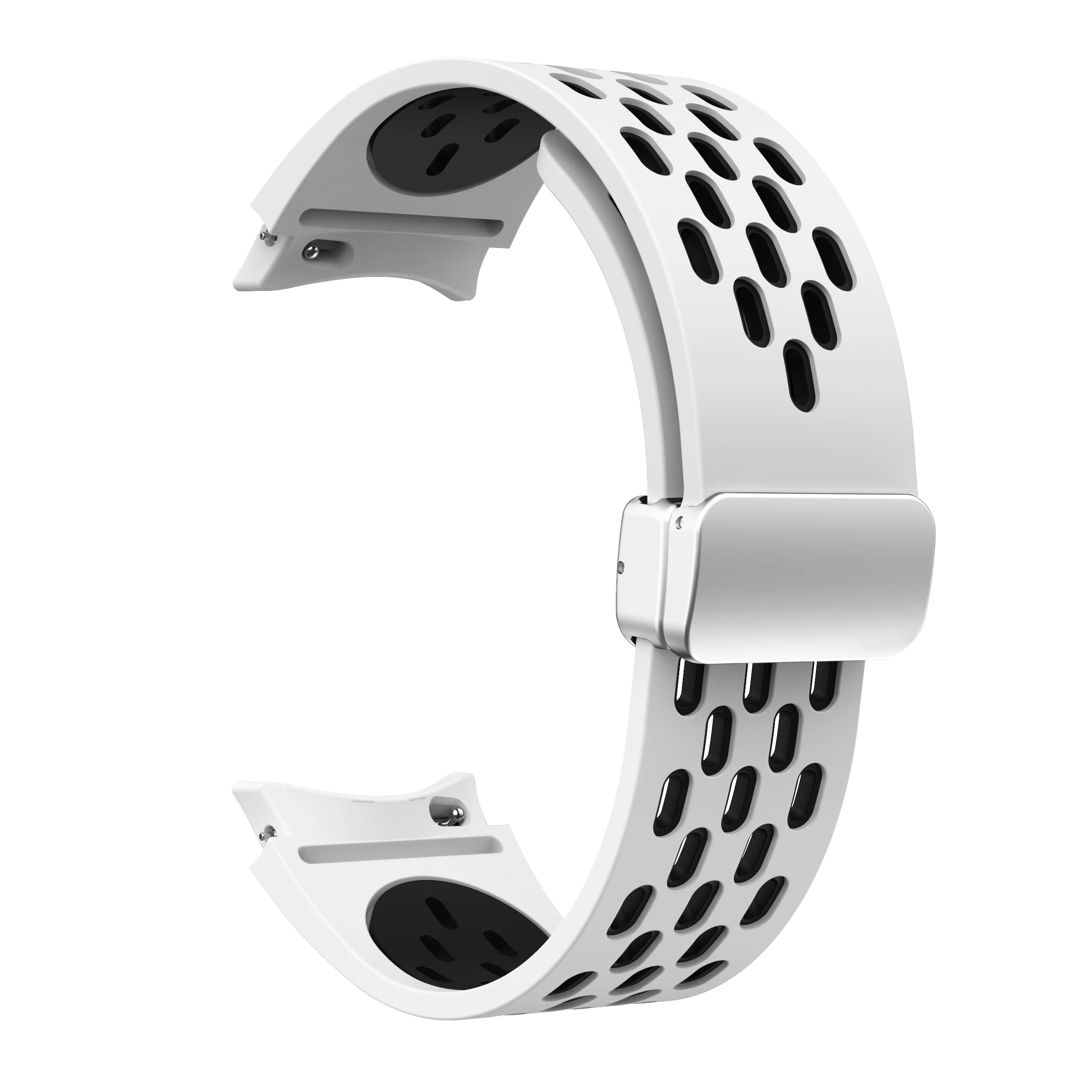 Magnetic Buckle Silicone Strap with Seamless Design
