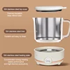 Household Portable Stainless Steel Electric Water Cup Automatic Mini Travel Kettle 3