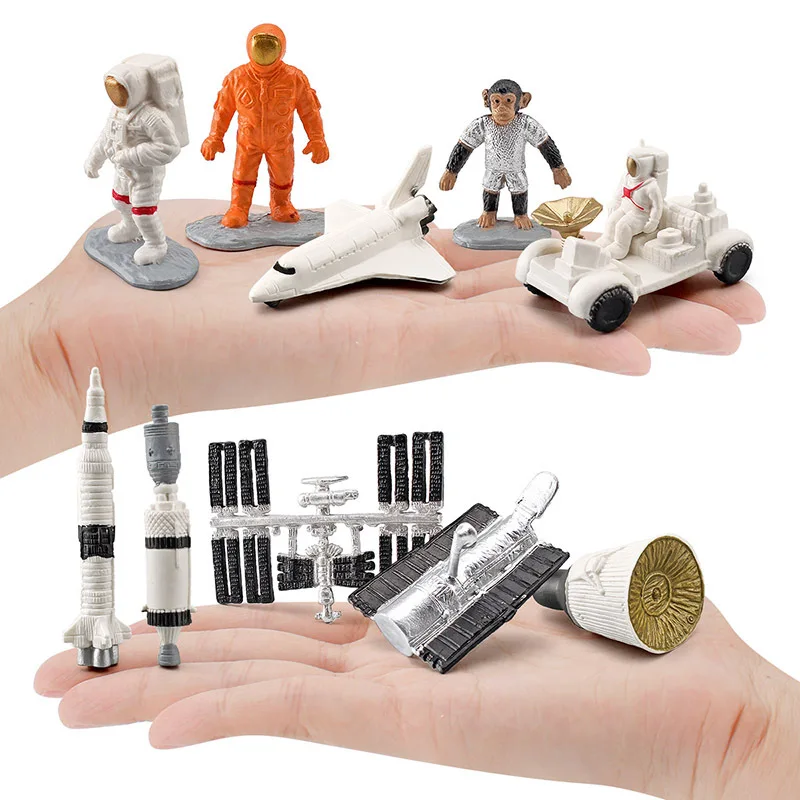 Small  Figure Mental Psychological Sand Table Game Box Court Therapy Astronaut  Space  Shuttle  Set