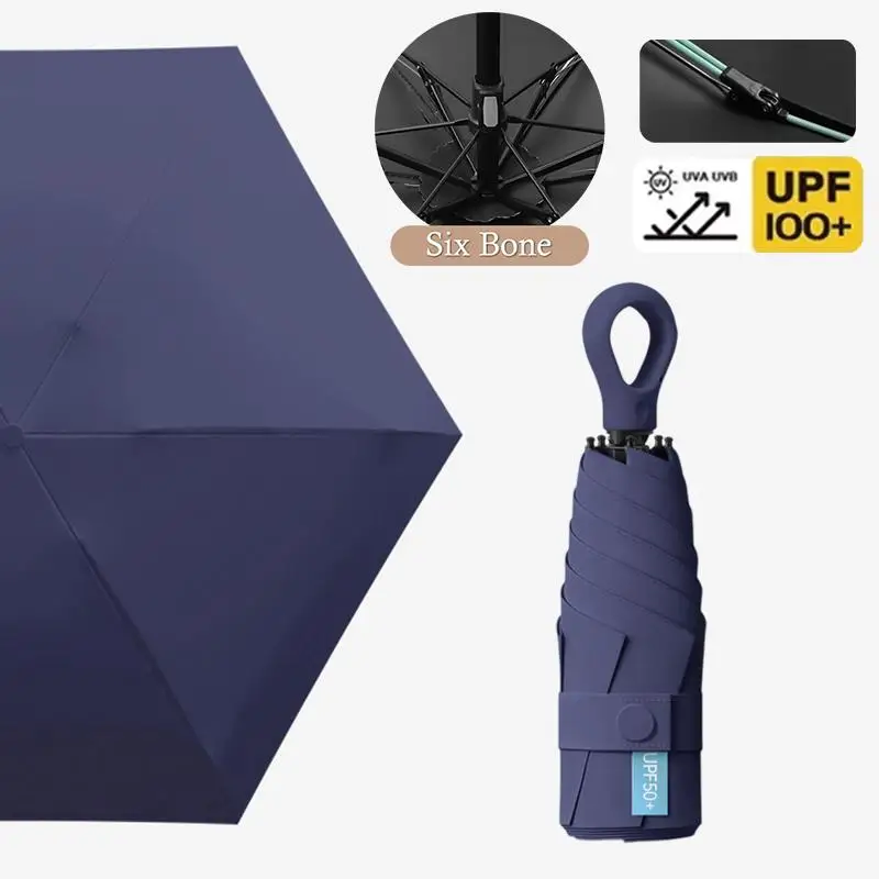 Enhanced Product Title: Ultralight Compact UV Protection Mini Umbrella – Portable Windproof Sunshade