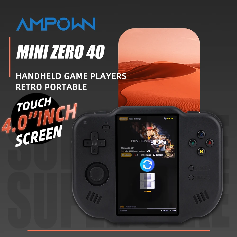 その他 AMPOWN MagicX Mini Zero 40 AMPOWN MagicX Mini Zero 40 Portable Retro Video Game