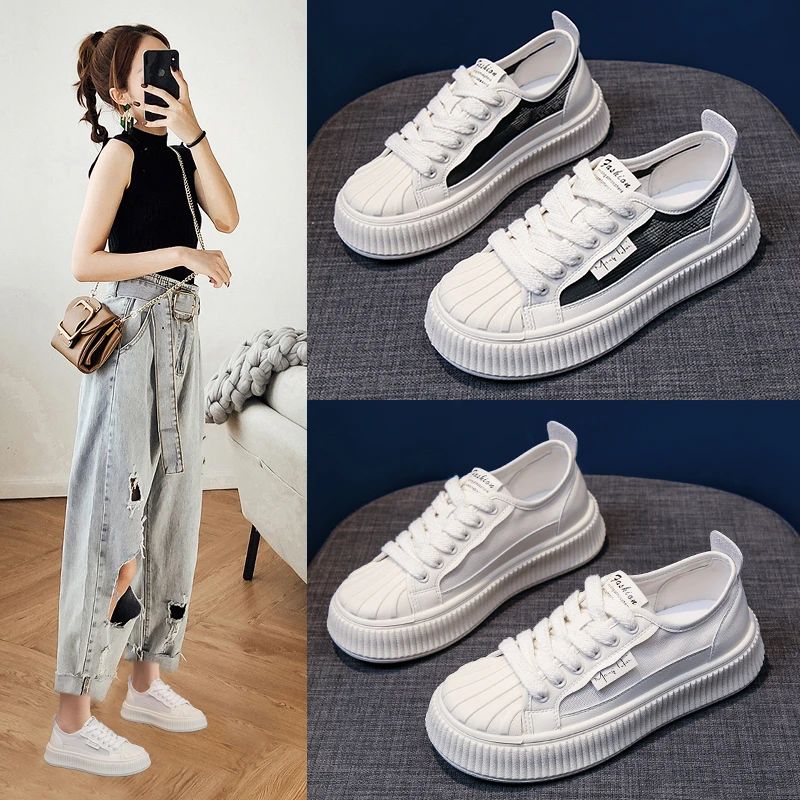 

Shoes for Women 2023 High Quality Women's flats Explosive Style Fashion Simple Personality Comfortable Autumn Lace up