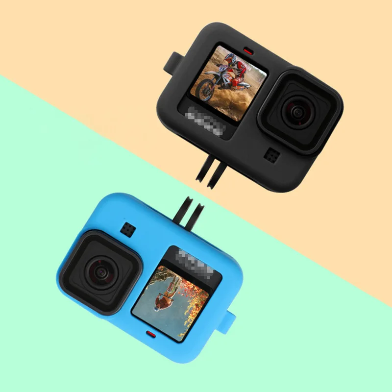 

For Gopro Hero9/10 Silicone Cover Bezel Protective Cover Lashes The Fall Proof And Dust Proof Accessories For The Sport Camera