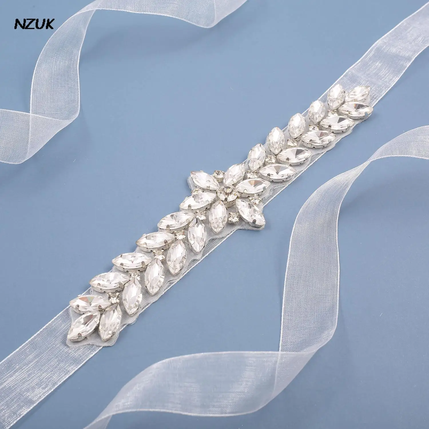 Wedding Belt Crystal Flower Bridal Sash for Bridesmaid Dresses bridal waistband