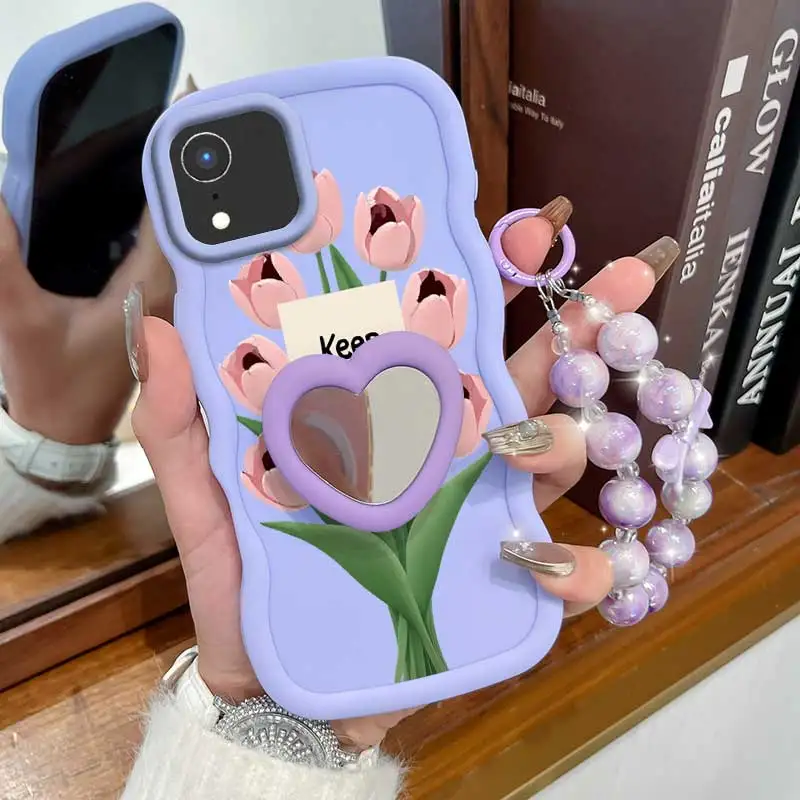 3-Piece Set: Stay Happy Phone Case, Lanyard & Stand