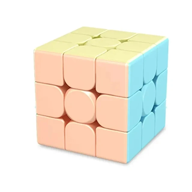 MoYu MeiLong Magic Cubes Macaron 2x2 3x3 4x4 5x5 Pyramid Professional Speed Pink Cube 2x2x2 3x3x3 4x4x4 5x5x5 Stickerless Puzzle 3