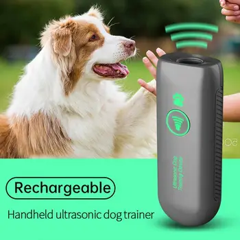 Dog Barking Control Devices Ultrasonic Barking Silencer Anti Barking Device Rechargeable Behavior Corrector Dog Training Tool 4