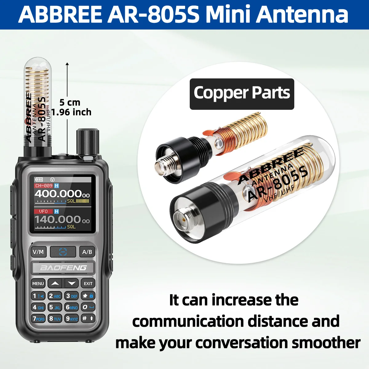  slider image of ABBREE AR‑805S High Gain