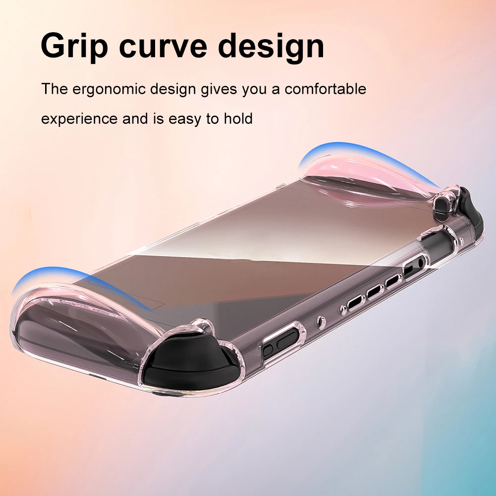 Clear TPU Case for Nintendo for Switch 2 Protective Case Cover Anti-fall Transparent Skin Case Shockproof Protective Shell Cover