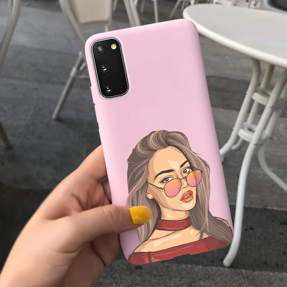 Fashion Girl Flower Candy Color Silicone Phone Case