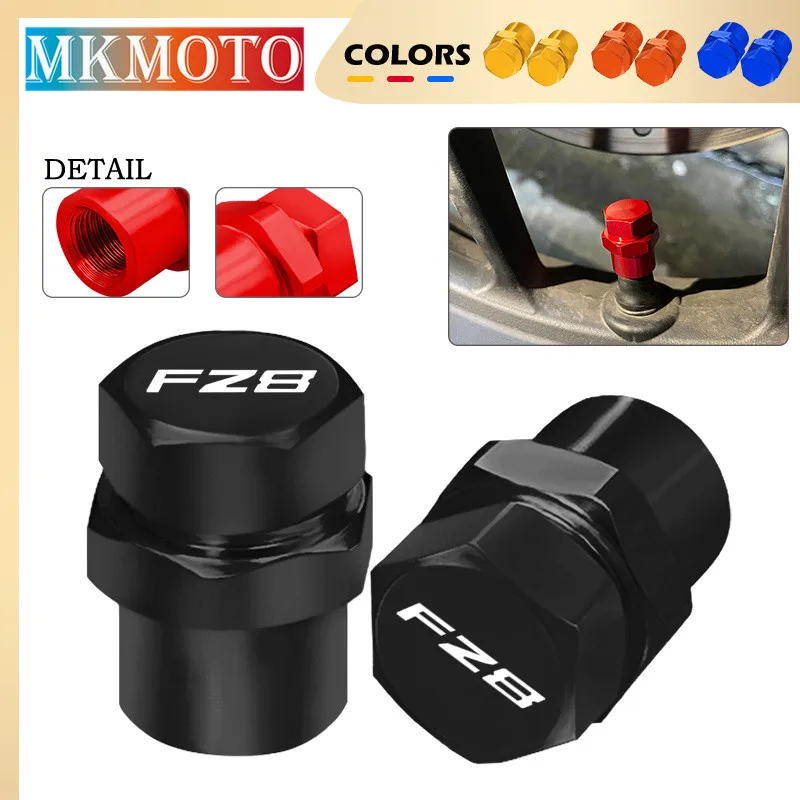 

New For YAMAHA FZ1 FZ6 FZ8 FZ 1 6 8 Motorcycle CNC Accessories Tire Valve Caps Wheel Air Dustproof Airtight Covers fz1 fz6 fz8